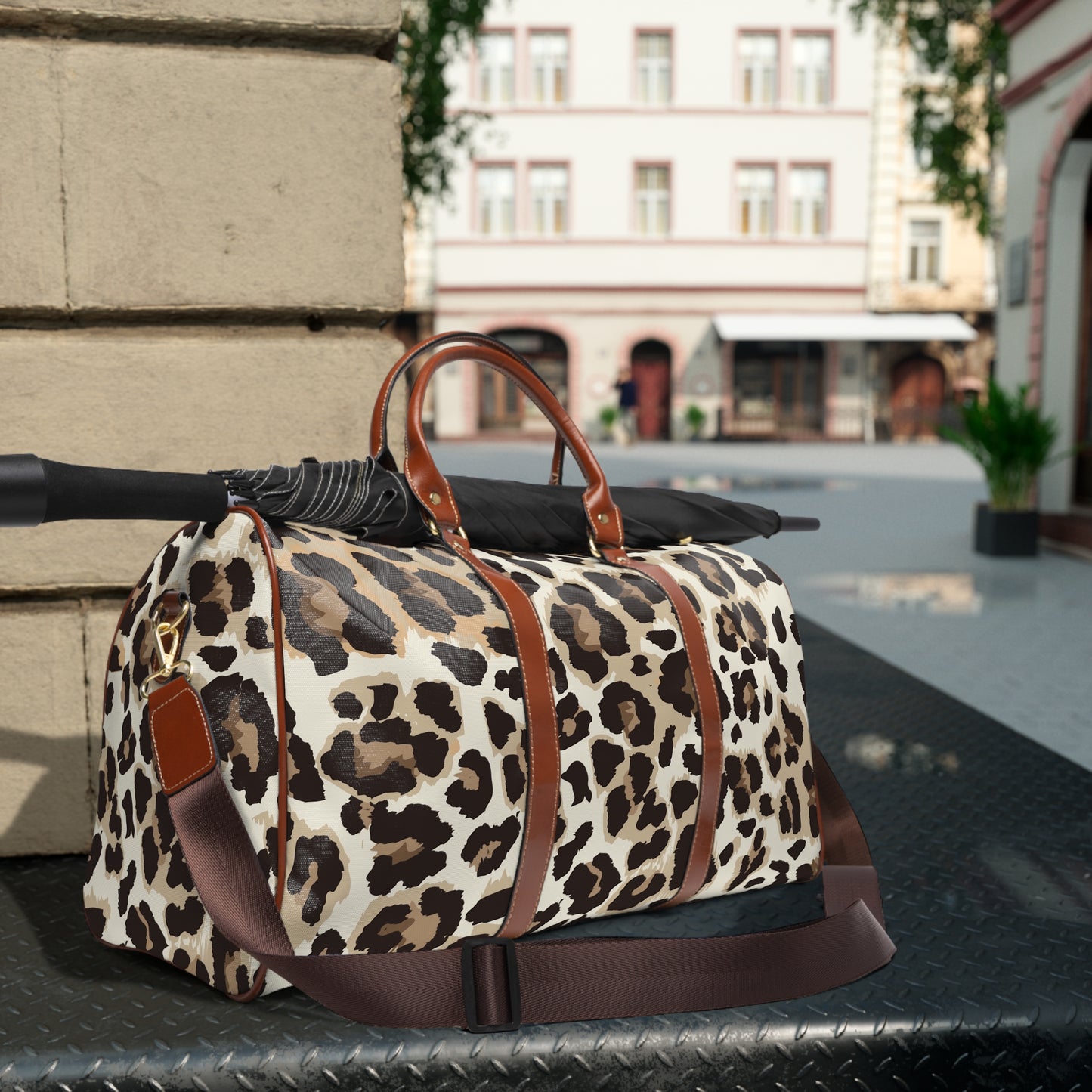 Wild Leopard Waterproof Travel Bag