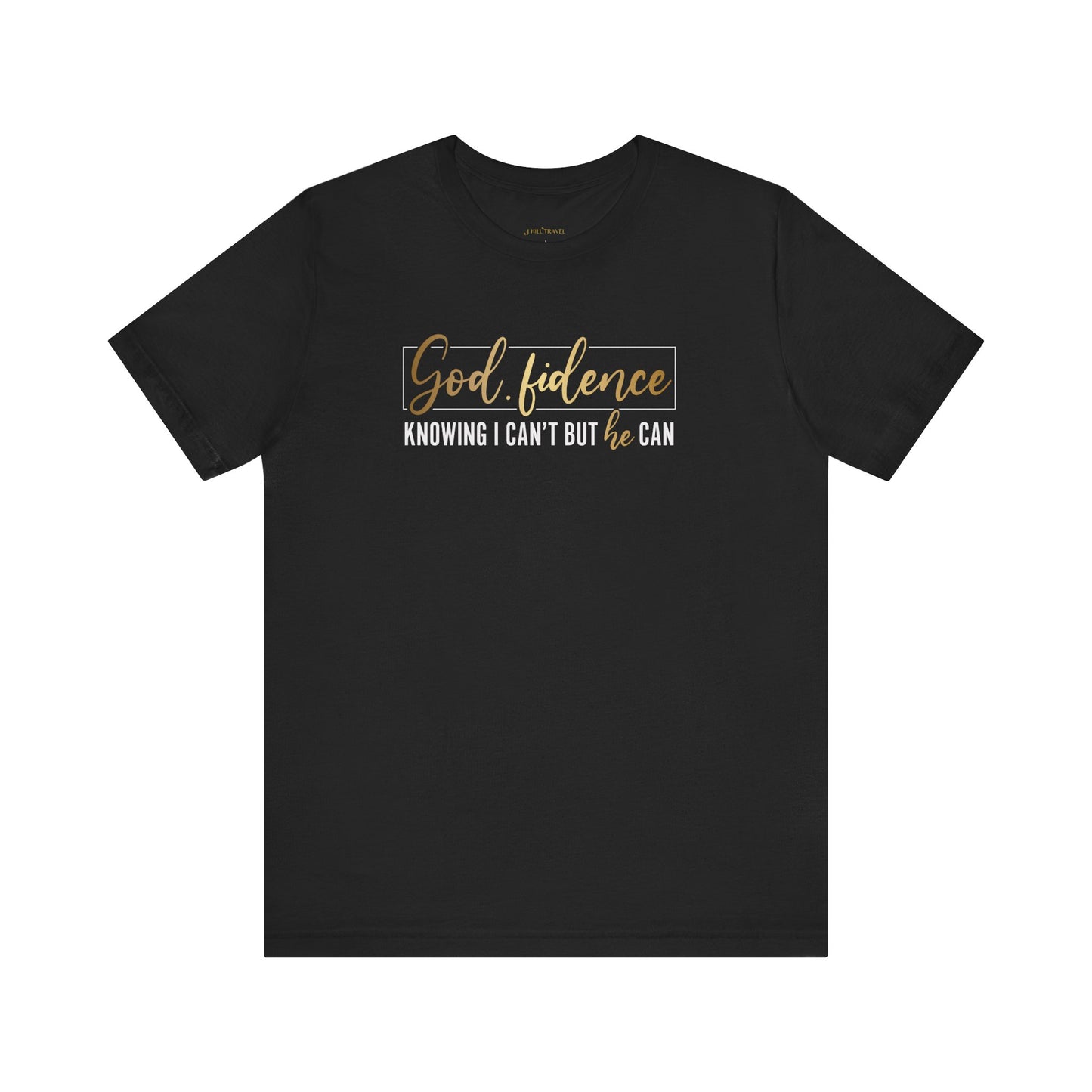 GOD-FIDENCE UNISEX SHIRT - BLACK