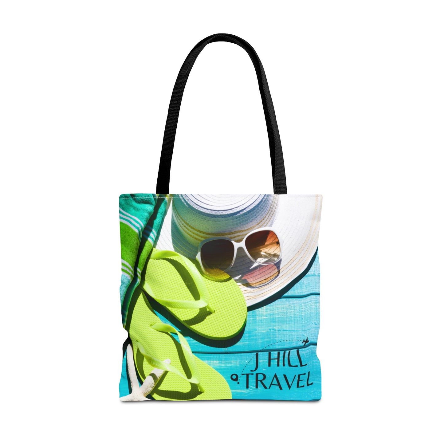 JHT Colorful Beach Tote Bag