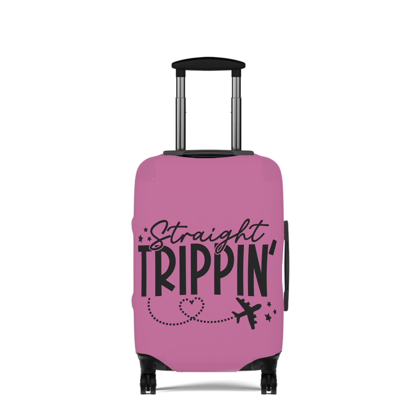 Straight Trippin' Luggage Cover Pink